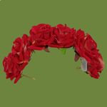 Buy LYF5STAR Bridal Orange Rose Artificial Flower Veni Gajra - Pack of 1 - Purplle