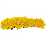 Buy LYF5STAR Bridal Yellow Rose Artificial Flower Veni Gajra - Pack of 1 - Purplle