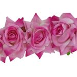 Buy LYF5STAR Bridal Baby Pink Rose Artificial Flower Veni Gajra - Pack of 1 - Purplle