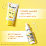 Buy Garnier Cleanse and Treat Combo (Garnier Bright Complete Facewash 150G & Garnier Bright Complete Vitamin C serum 30ml) - Purplle