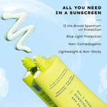 Buy Hyphen All I Need Sunscreen SPF50 PA++++ | Brightens - Niacinamide, Kojic Acid, Vit C Rich Kakadu Plum | Lightweight Non-Greasy UVA/B Protection -50 ml - Purplle