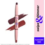 Buy Blue Heaven Swipe & Shimmer Long Lasting Non Transfer Eyeshadow Stick | Matte & Matallic Shades , Plum Berry Paint (2.2 g) - Purplle