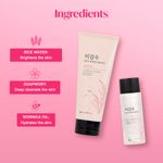 Buy The Face Shop 2 Step Rice Water Bright Kit | Rice Water Bright Foaming Face Wash 100 ml + Rice Water Bright Light Cleansing Oil 55 ml - Purplle