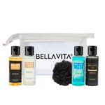 Buy Bella Vita Organic Shower Gels Travel Minis Kit - Purplle