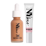 Buy NY Bae Strobe Skin Tint Combo - Deep Skin | Strobe Pink Topaz | Warm Honey Foundation | Skin Tint | Glowy Korean Skin | Fair Skin Tone | Everyday Makeup Kit,42 gm - Purplle