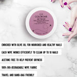 Buy Colorbar On The Go Nail Lacquer Remover Wipes Rainbow Bouquet - Purplle