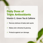 Buy mCaffeine Green Tea + Vitamin C Serum 3 ml - Purplle