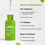 Buy mCaffeine Green Tea + Vitamin C Serum 3 ml - Purplle