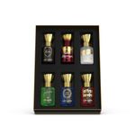 Buy AdilQadri Assorted Luxury Alcohol Free Long Lasting Roll-On Attar Perfume | Gift Set For Unisex | Pack of 6 (5.5 ML Each) - Purplle