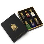 Buy AdilQadri Assorted Luxury Alcohol Free Long Lasting Roll-On Attar Perfume | Gift Set For Unisex | Pack of 6 (5.5 ML Each) - Purplle