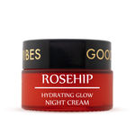 Buy Good Vibes Rosehip Hydrating glow night cream | Nourshing, Skin renewing, Sleep treatment (80 gm) - Purplle