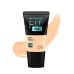 Buy Maybelline New York The Colossal Volume Express Waterproof Mascara - Black (10 gm) + Maybelline New York Fit Me Matte+Poreless Liquid Foundation Tube 128 Warm Nude 18ml - Purplle