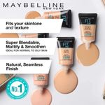 Buy Maybelline New York The Colossal Volume Express Waterproof Mascara - Black (10 gm) + Maybelline New York Fit Me Matte+Poreless Liquid Foundation Tube 128 Warm Nude 18ml - Purplle
