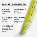 Buy Hyphen Vitamin Infused Peptide Lip Balm - Peach for Dry & Chapped Lips | Hydrating & Moisturizing | Smoothen Lips & Repair Moisture Barrier - 10 gm - Purplle