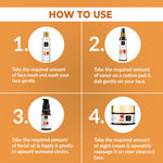 Buy Good Vibes Ubtan Night Care De- tan Glow with (Fash wash 120ml + Toner 120ml+ Serum 30ml + Night cream 50 gm) - Purplle