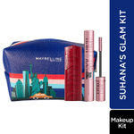 Buy Maybelline New York Suhana's Glam Kit-Vinyl Ink Lipstick & Sky High Mascara (Pouch Free), (6+4.2)ml - Purplle