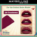 Buy Maybelline NY SuperStay Matte Ink Lipstick, The Archies Collection,Transformer, 5 ml - Purplle