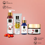 Buy Good Vibes Rosehip Hydrating CSMS Combo (Set of 4) (Facewash 200ml + Serum 10ml + Moisturizer 50g + Sunscreen 50 gm) - Purplle
