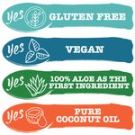 Buy Maui Moisture Nourish and Moisture Coconut Milk Shampoo for Dry Hair made with Aloe Vera, Vegan, Sulphate Free and Paraben Free, 385ml - Purplle