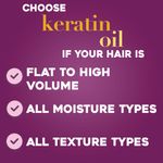 Buy OGX Anti-Breakage + Keratin Oil Fortifying Anti-Frizz Conditioner for Damaged Hair & Split Ends, with Keratin Proteins & Argan Oil, Paraben-Free, Sulfate-Free Surfactants -385ml - Purplle