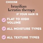 Buy OGX Ever Straightening Brazilian Keratin Smooth Conditioner | Coconut Oil, Keratin Proteins, Avocado Oil & Cocoa Butter, For Dry, Curly, Frizzy, Fine Hair Sulfate Parabens Free 385 ml - Purplle