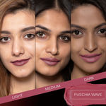 Buy FACES CANADA Festive Glam - Weightless Matte Lipstick Pack of 2 - Hot Plum + Fuschia Wave (4.5gx2) | Highly Pigmented Lip Color | Smooth One Stroke Glide | Moisturizes & Hydrates Lips - Purplle