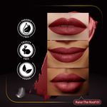 Buy FACES CANADA Festive Hues - Comfy Matte Creme Lipstick Pack of 2 - Raise The Roof & Not A Quitter (4.2gx2) | 8HR Long Stay | Creamy Matte Finish | Intense Color | Single Stroke Smooth Application - Purplle