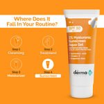 Buy The Derma Co. 1% Hyaluronic Sunscreen Aqua Gel with SPF 50 & PA++++ - 30 gm - Purplle