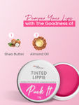 Buy Earth Rhythm Tinted Lippie - Pretty Pout Lip Balm with the goodness of Shea Butter & SPF 30 | Nourishes Lips, Prevent Dryness, for Women & Girls - 10 gm - 10 gms - Purplle