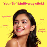Buy NY Bae Lip Chic & Glow Combo | Pink Strobe Cream | 5in1 Lipstick | Lip & Cheek Tint | Nude & Brown Lip Crayon | Korean Skin | NY Bae Makeup Kit - Combo of 2 - Purplle