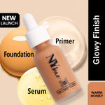Buy NY Bae Deep Canvas & Confessions Duo | 3in1 Serum Foundation-Warm Honey | Deep Skin Tint | Matte Nude Lipstick | NY Bae Makeup Kit | NY Bae combo - Purplle