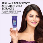 Buy WildGlow Mulberry Face Wash in a Rush 100ml - Purplle