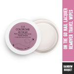 Buy Colorbar On The Go Nail Lacquer Remover Wipes Rainbow Bouquet - Purplle