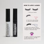 Buy Cuffs N Lashes Eyelash Glue Combo of 2 Black & White ' 3ml ' - Purplle