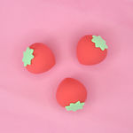 Buy Cuffs N Lashes Makeup Blender/Sponge Set of 3 Strawberry - Purplle
