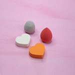 Buy Cuffs N Lashes Makeup Blender/Sponge Set of 2 - 1blender ship 1 heart ship - Purplle