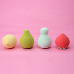Buy Cuffs N Lashes Makeup Blender/Sponge Set of 4 - Fruit Series - Purplle