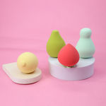 Buy Cuffs N Lashes Makeup Blender/Sponge Set of 4 - Fruit Series - Purplle