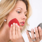 Buy Cuffs N Lashes Makeup Blender/Sponge Fruit Series Strawberry 1 Pc - Purplle