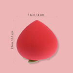 Buy Cuffs N Lashes Makeup Blender/Sponge Fruit Series Strawberry 1 Pc - Purplle