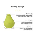 Buy Cuffs N Lashes Makeup Blender/Sponge Fruit Series Pear 1 Pc - Purplle