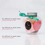 Buy Cuffs N Lashes Multi Makeup Blender/Sponge Jar 6 Pcs - Purplle