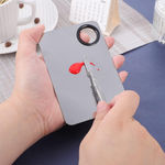Buy Cuffs N Lashes Stainless Steel Makeup Mixing Plate With Spatula Pack of 2 - Purplle