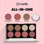 Buy MARS Fantasy Face Palette with Blushes,Highlighters and Bronzer| Highly Pigmented & Long Lasting | Face Makeup Kit (20 gm) (Shade-03) - Purplle