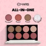 Buy MARS Fantasy Face Palette with Blushes,Highlighters and Bronzer| Highly Pigmented & Long Lasting | Face Makeup Kit (20 gm) (Shade-03) - Purplle