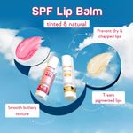 Buy WishCare Tinted Ceramide Lip Balm with SPF50 PA+++ - Kojic Acid & Niacinamide - For Brightens & Protects5 gm - Purplle