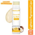 Buy WishCare Ceramide Lip Balm with SPF50 PA+++ - Kojic Acid & Niacinamide - For Brightens & Protects5 gm - Purplle