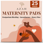 Buy Azah Ultra-Absorbent Organic Cotton XXXL Maternity Pads - Purplle