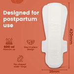 Buy Azah Ultra-Absorbent Organic Cotton XXXL Maternity Pads - Purplle