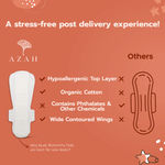 Buy Azah Ultra-Absorbent Organic Cotton XXXL Maternity Pads - Purplle
